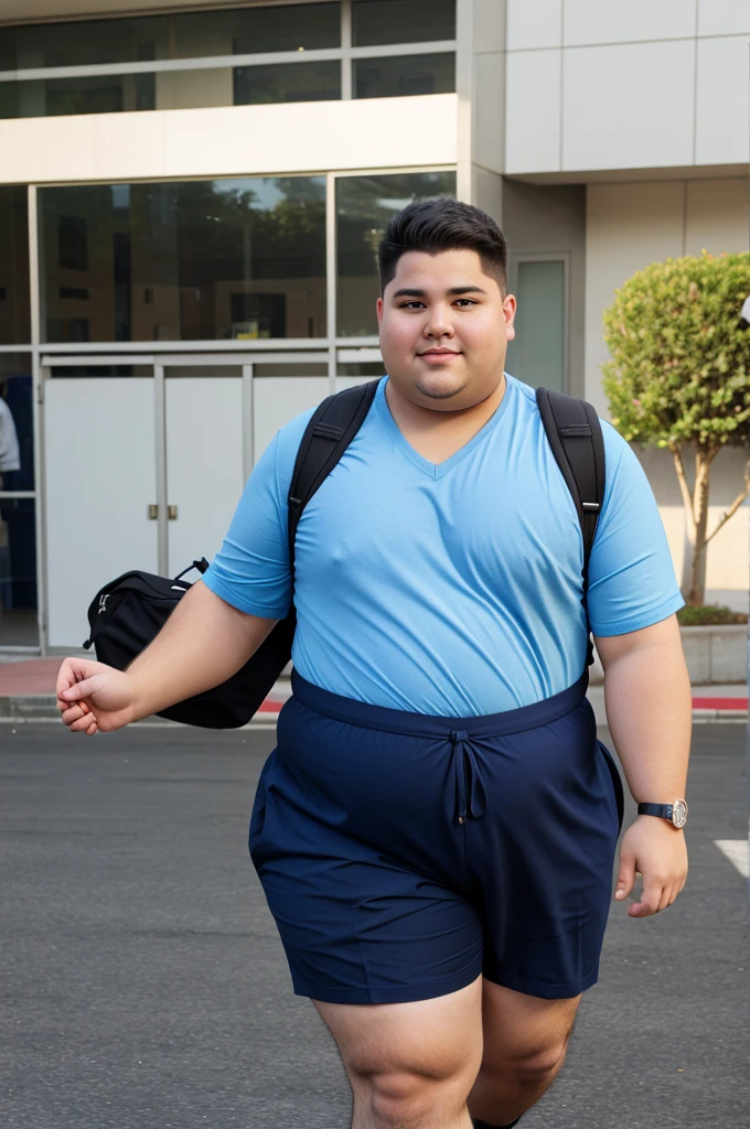 Create A Fat Person Going To Gym
