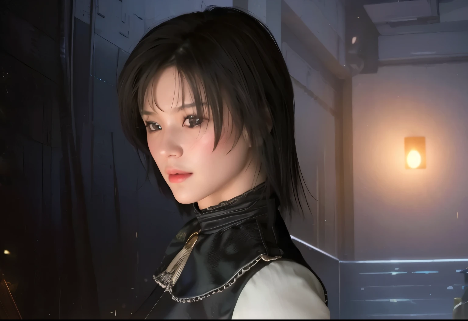 (Detailed CG、Unity、8k wallpaper)、(Very delicate and beautiful)、(masterpiece)、(Highest quality:1.2)、(Ultra-high resolution:1.3)、(Beautiful realistic Asian),Beautiful lighting、Perfect Lightning、Realistic Shadows、Fine skin、Very detailed、Detailed face and eyes、Realistic eyes、Sharp pupils、Huge , In the classroom、School、sunset、Beautiful Face、Blurred Background、(Japanese women)、Glowing Skin、Side Up、Beautiful black hair、Blunt bangs、Japan High School Sailor Uniform、Pleated mini skirt、A kind smile, ((Tabletop, Highest quality)), (Glowing Skin), Cinema Lighting, Physically Based Rendering, Award-winning, Very detailedな肌, Very detailedな顔, Beautiful eyes in every detail, Carl Zeiss 85mm f/1.4, (Cowgirl:1.3), (cumin , Chest and thighs), she&#39;Very cute  , (Brown Hair, Straight Long Hair, Open your eyes, Round face), Big cleavage, (Sailor blouse, I pulled up my pleated skirt myself:1.3), Watching from afar, (Spread your legs, Focus on the thighs),art、