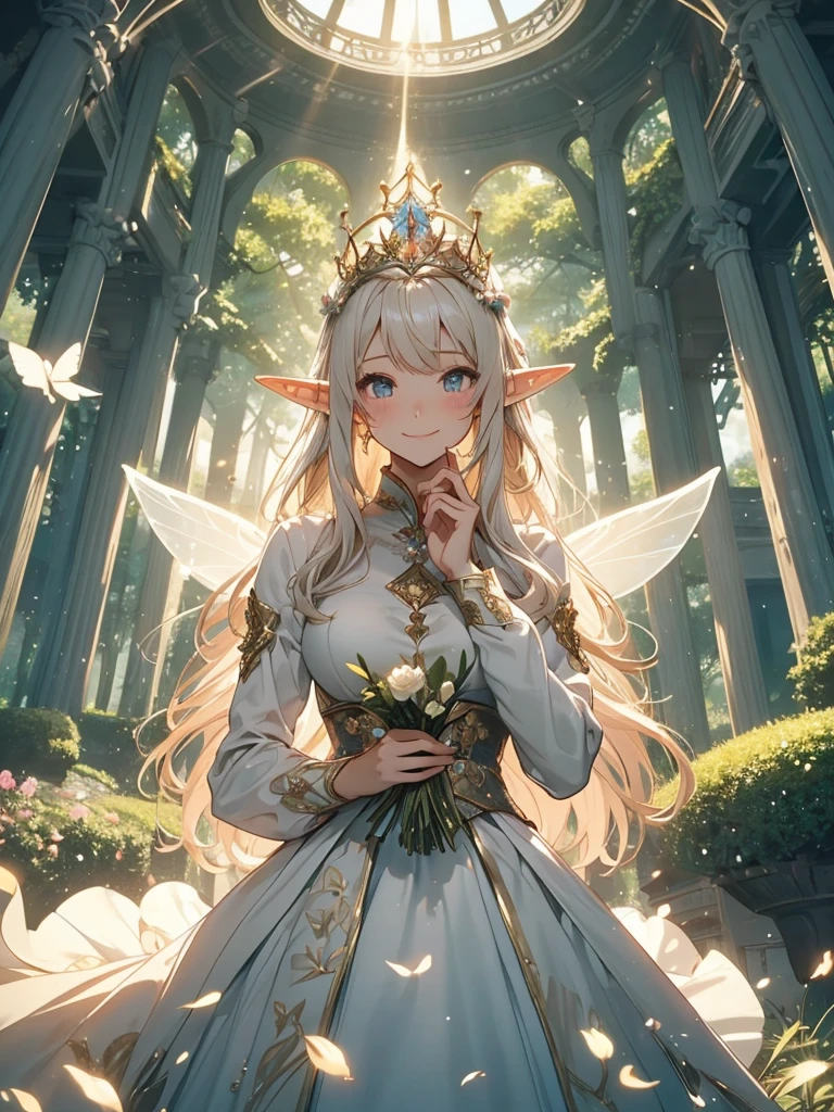 最high quality、1woman elf 、bionde、、、タロットカード風にBeautiful foam、、CourtyardShining fairy wings、E.G: Worst quality ,Flower fractal art 、see-throughbodystocking,Beautiful side shot, radiance,High-definition depiction, Realistic, 8K, Unity, beautiful Shot, light smile, Beautifully and vividly drawn, , Beautiful, beautiful, clear skin、sexly,beautiful dress,Countless rays of light pouring down, Swirling Light, big background, Raise one arm above your head, Intense light is emitted from the magic circle in front of the girl. forest、Lots of leaves、Green leaves、flower、Particles of light、Bedroom at night、Magic Palace、Fairy tale、
Romanticism,Cowboy Shot: The most beautiful form of chaos, Mr..々Farbe, Intertwined flowers, Particle,magical gentle light,smile,sexly,image quality、masterpiece、Beautiful Face、Super beautiful elf woman((Big breasted 22 year old office lady、Bust 100,Beautiful long ironed hair 、bionde hair,height: 165cm。、sexly、Esbian、、high quality、、Visual art、Written boundary depth、、Elf Ears、、universe、Happy smile、Gentle light、Elf forest、elegant、ticker beautiful decorative、、magic、forest、beautiful tiara、Beautiful bed、Beautiful Landscape、A kind smile、wonderful、Fluttering petals、Dance happily、、Cultivate fantasy、、Mystery light Lots of flowers、、art、forest, palace, art,mystery,Ultra-high resolution,atmosphere