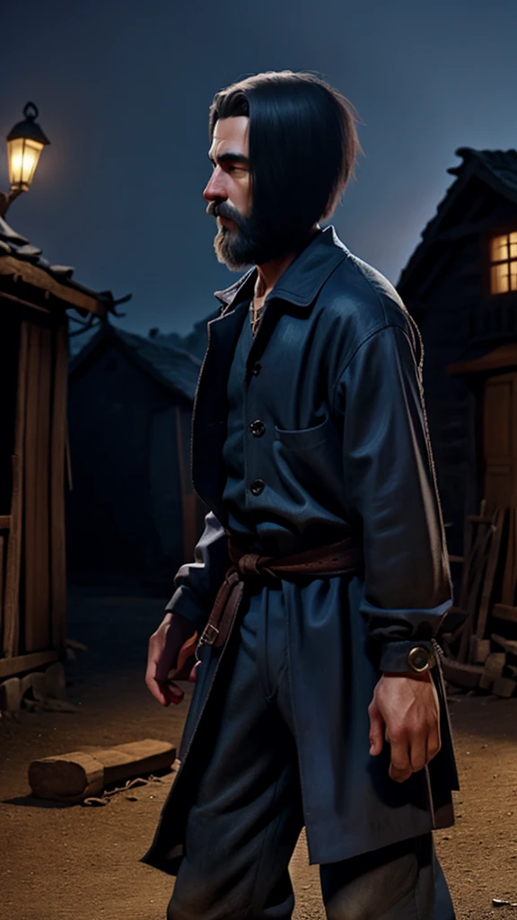 Village rumor about a headless man.
Disbelief in Rumors: Main character dismissing the rumors.