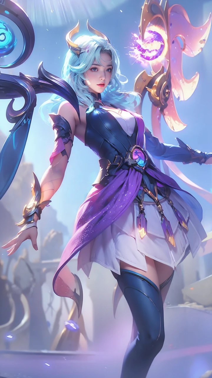 Realistic picture 8k,Masterpiece,Highest quality,Maximum details,anatomy,hips up,Complete dynamic composition,Bright natural light that is easy on the eyes,1 girl,alone,cyberpunk robot, violet
body,There are neon lights on the machinery.,Body Machinery,