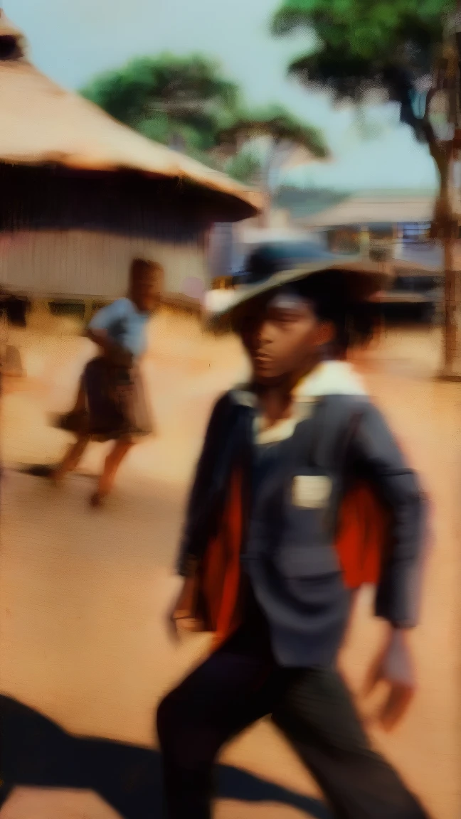 . .Tarantino style of  a Photorealism, high-definition, vibrant colors  realistic image of  A beautiful African witch saving a young boy from a wild animal attack with magical powers, villagers watching in awe and fear, set in an African village with traditional huts, photorealism, high-definition, 16:9 aspect ratio, vibrant colors.8k, high definition, detailed face, detailed face, detailed eyes, detailed suit, in style of marvel and dc, hyper-realistic, + cinematic shot + dynamic composition, incredibly detailed, sharpen, details + superb details + evening with light + perfectionism + award winning realism ((moody lighting))