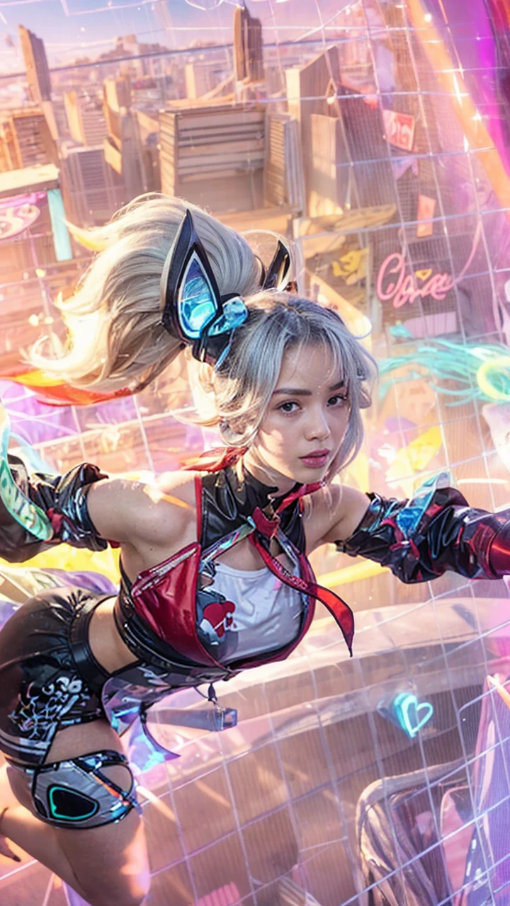 masterpiece, best quality, portrait of 1girl, A pretty korean girl in a crowded korean market, detailed clothes, long flowing hair, shiny skin, subsurface scattering, (sharp:0. 7), ultra-detailed, real-life texture, dramatic lighting, dynamic composition, unreal engine, Nikon D850,