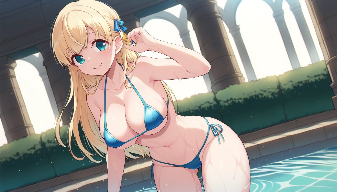 ((1girl:1.3)),((moe style:1.3)), ((microbikini:1.3)), ((wet:1.3)), ((post apocalypse:1.3)), ((large breasts:1.3)), ((moe style:1.3)), ((perfect face)), ((extremely cute:1.3)), ((masterpiece:1.3)), ((8k)), ((best quality:1.3)), ((beautiful)), ((extremely detailed:1.3)) , ((absurdres)), AddXL, ((score_9:1.3)), ((score_8_up:1.3)), ((score_7_up:1.3)),