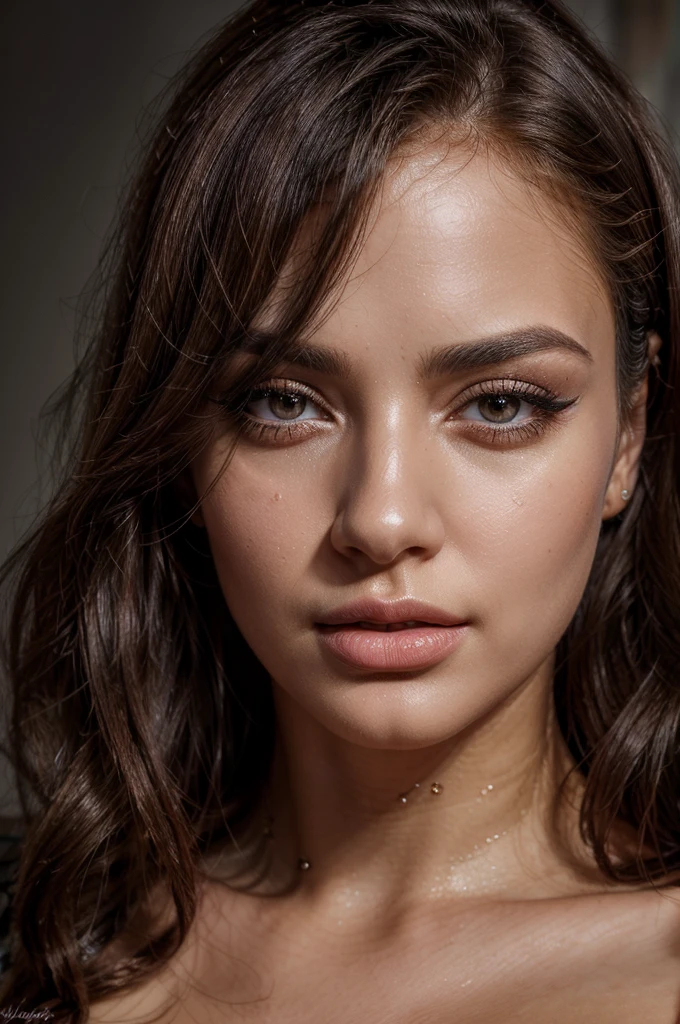 "(best quality, highres, ultra-detailed), realistic portrait, beautiful detailed eyes, beautiful detailed lips, long eyelashes, alluring gaze, confident expression, stylish appearance, glamorous outfit, striking pose, professional studio lighting, vibrant colors, smooth skin texture, seductive beauty, artistic rendering"