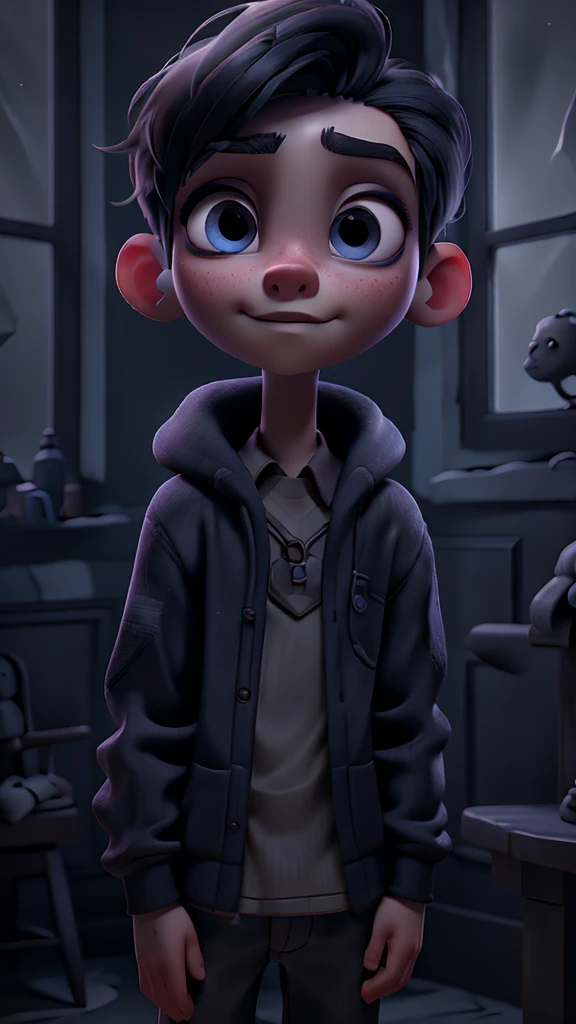 a disbelieving young man,1boy,beautiful detailed eyes,beautiful detailed lips,extremely detailed face,longeyelashes,intense expression,skeptical look,ghostly apparition appearing behind him,ethereal supernatural presence,abandoned haunted house,dimly lit interior,moonlight streaming through windows,dramatic chiaroscuro lighting,cinematic composition,photorealistic,highly detailed,masterpiece,8k,unreal engine,gothic horror,muted color palette