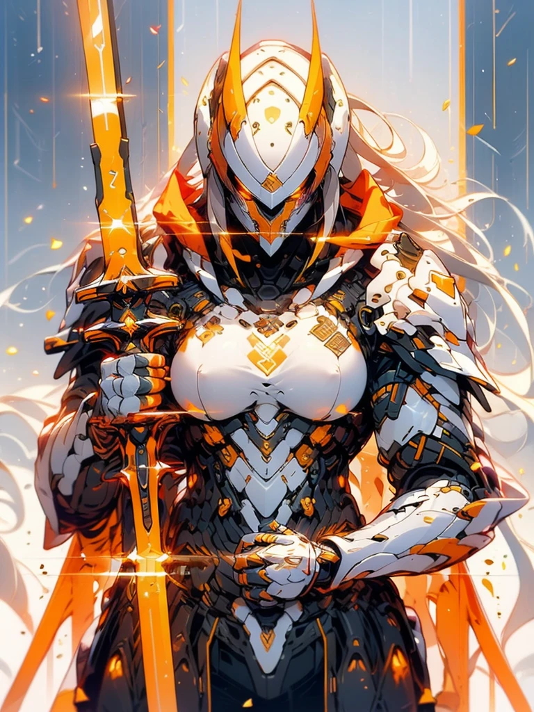 Paladin,beautiful breasts,holding shield,spear,Hair Color is gold,hair style is ponytali, high Quality,best quality