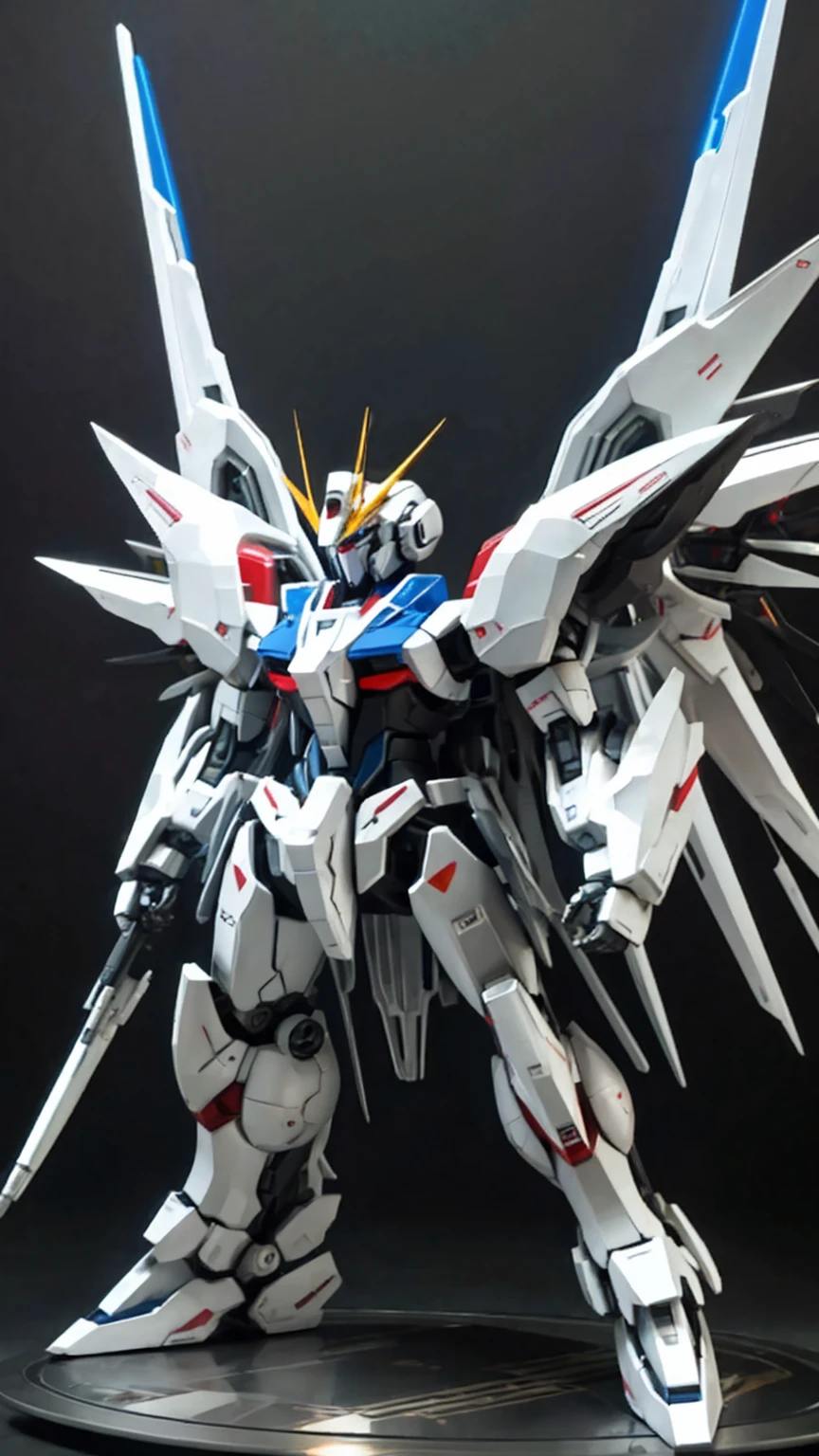 Strike Freedom surrounded by a round light、