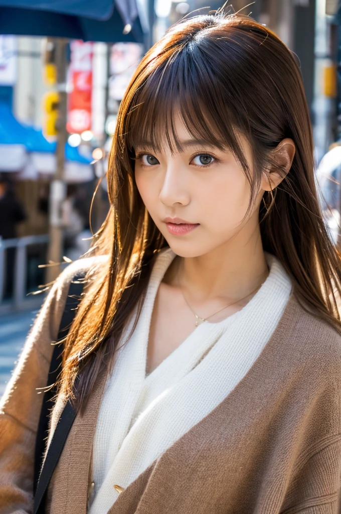 ((Highest quality)), ((masterpiece)), (detailed), Japanese,Street Corner,Beauty,OL,Tokyo,Mature Woman