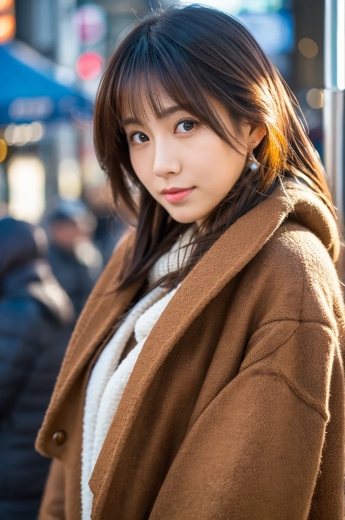 ((Highest quality)), ((masterpiece)), (detailed), Japanese,Street Corner,Beauty,OL,Tokyo,Mature Woman
