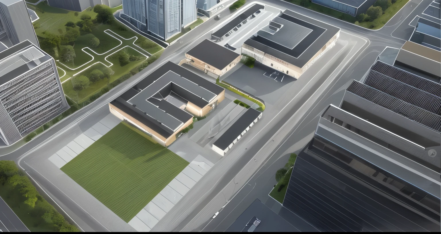 Commercial Street Building,Aerial View