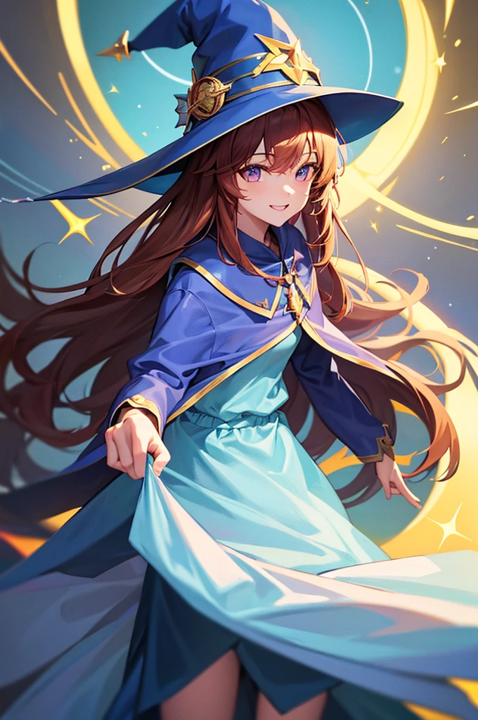 Exy Wizard Lori, Wizard Hat, masterpiece, Super Resolution, 8K, High resolution, Super detailed,