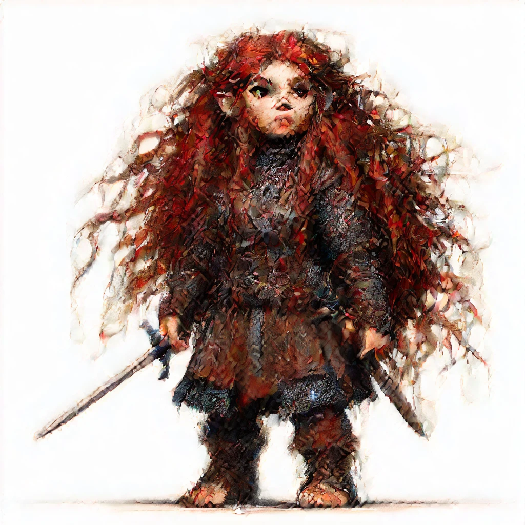 Dwarf,female,red hair 