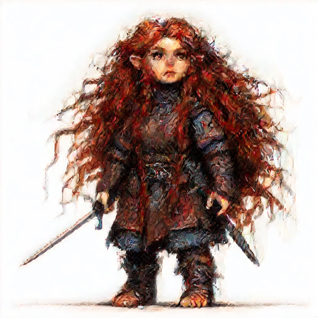 Dwarf,female,red hair 
