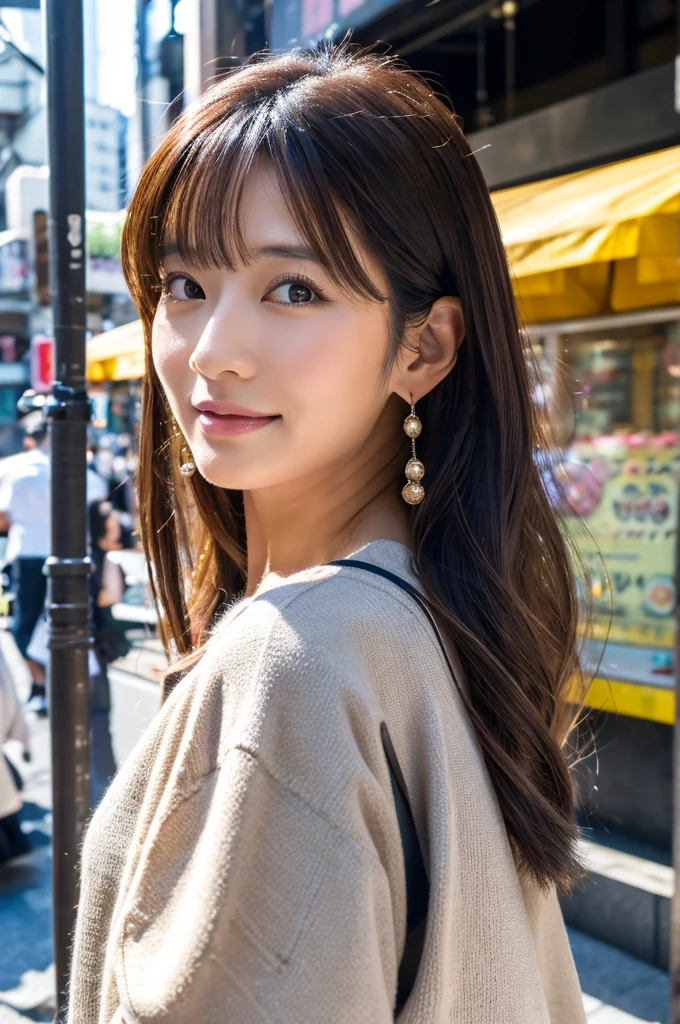 ((Highest quality)), ((masterpiece)), (detailed), Japanese,Street Corner,Beauty,OL,Tokyo,Mature Woman,50th Generation