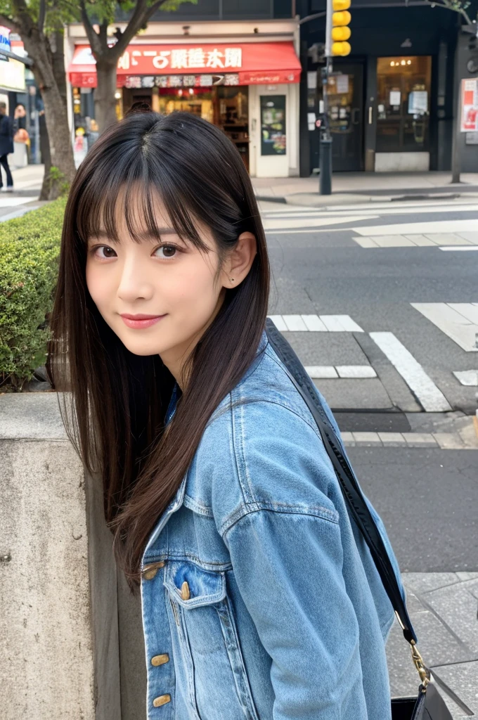 ((Highest quality)), ((masterpiece)), (detailed), Japanese,Street Corner,Beauty,OL,Tokyo,Mature Woman,50th Generation