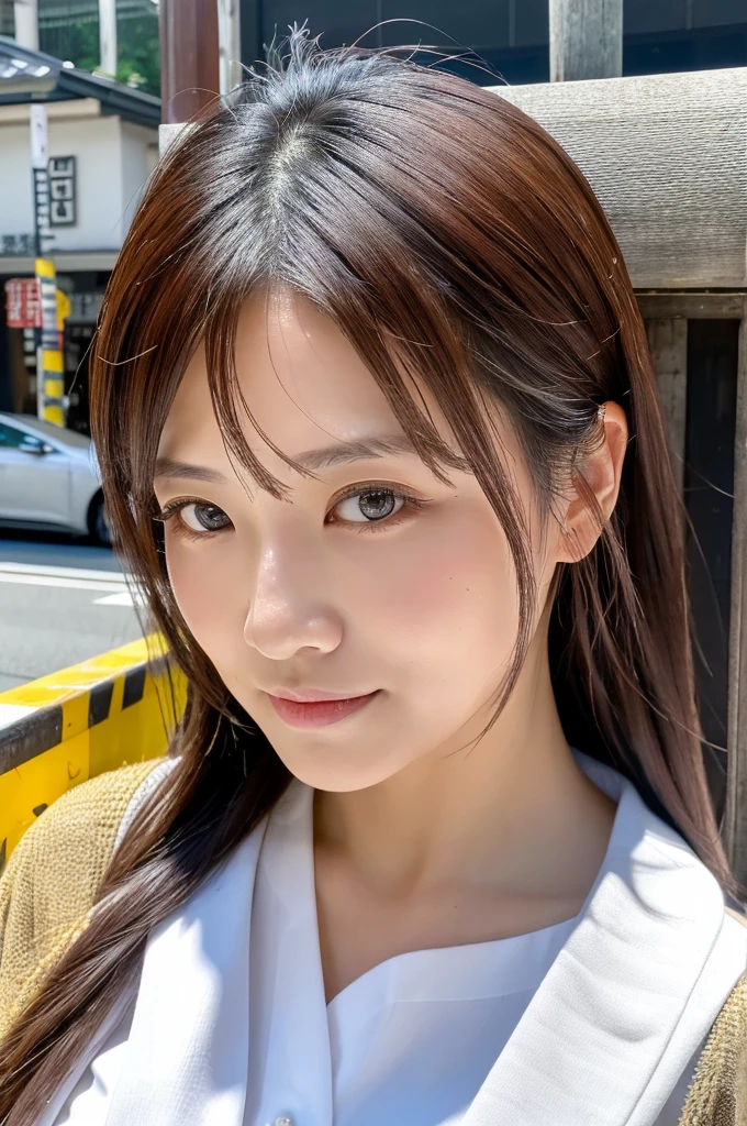 ((Highest quality)), ((masterpiece)), (detailed), Japanese,Street Corner,Beauty,OL,Tokyo,Mature Woman,50th Generation