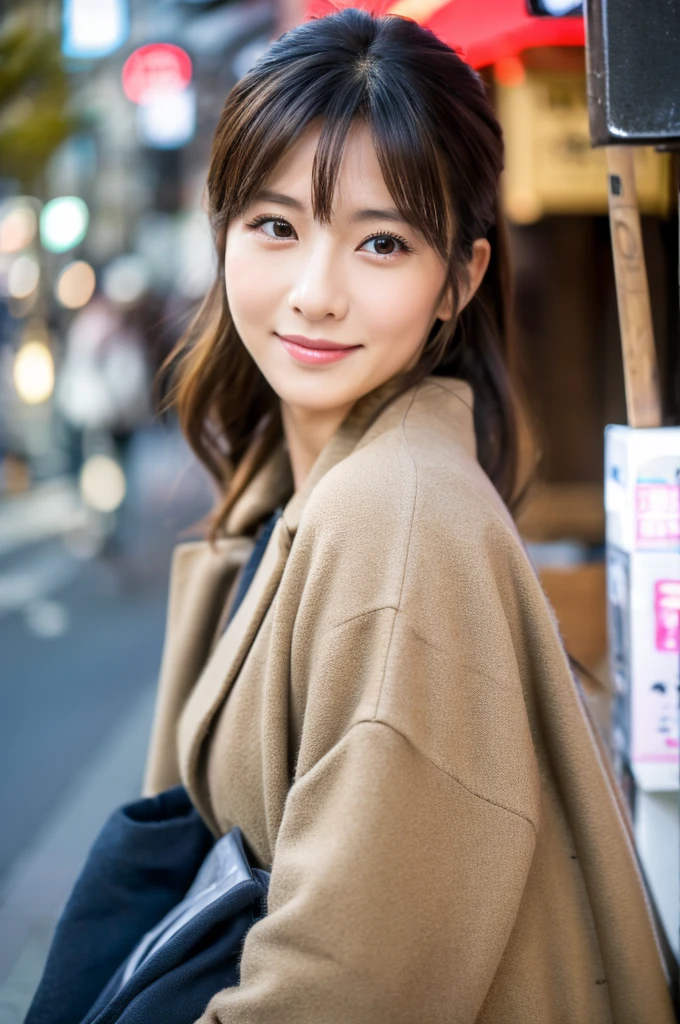 ((Highest quality)), ((masterpiece)), (detailed), Japanese,Street Corner,Beauty,OL,Tokyo,Mature Woman,50th Generation