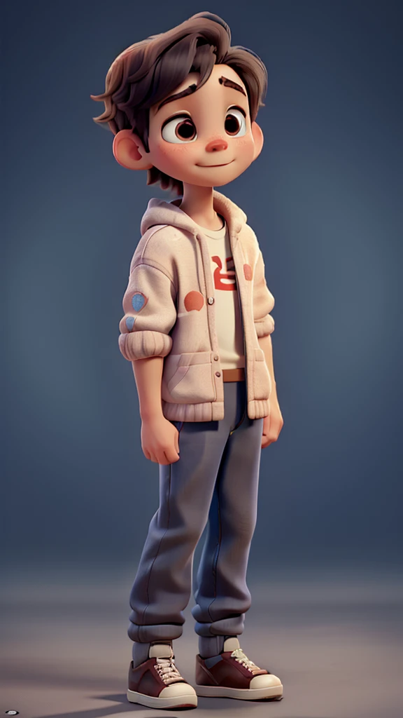 Half-asleep, the main character boy converses with the stranger.