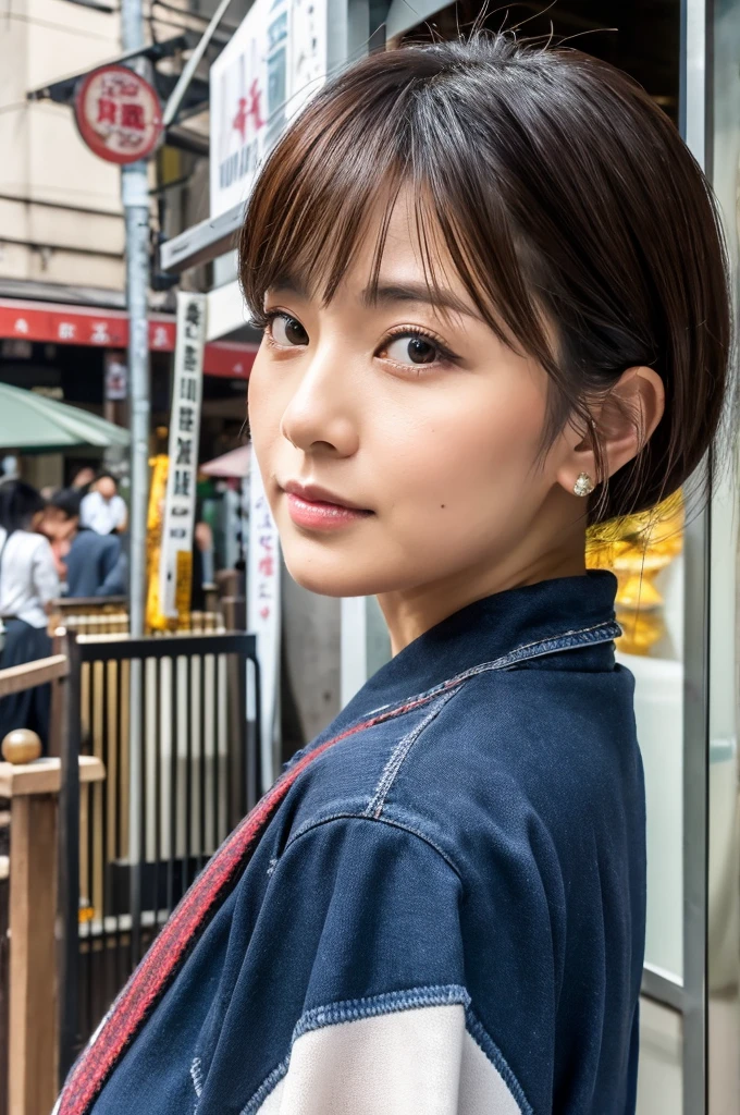 ((Highest quality)), ((masterpiece)), (detailed), Japanese,Street Corner,Beauty,OL,Tokyo,Mature Woman,50th Generation