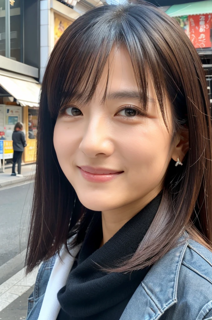 ((Highest quality)), ((masterpiece)), (detailed), Japanese,Street Corner,Beauty,OL,Tokyo,Mature Woman,50th Generation