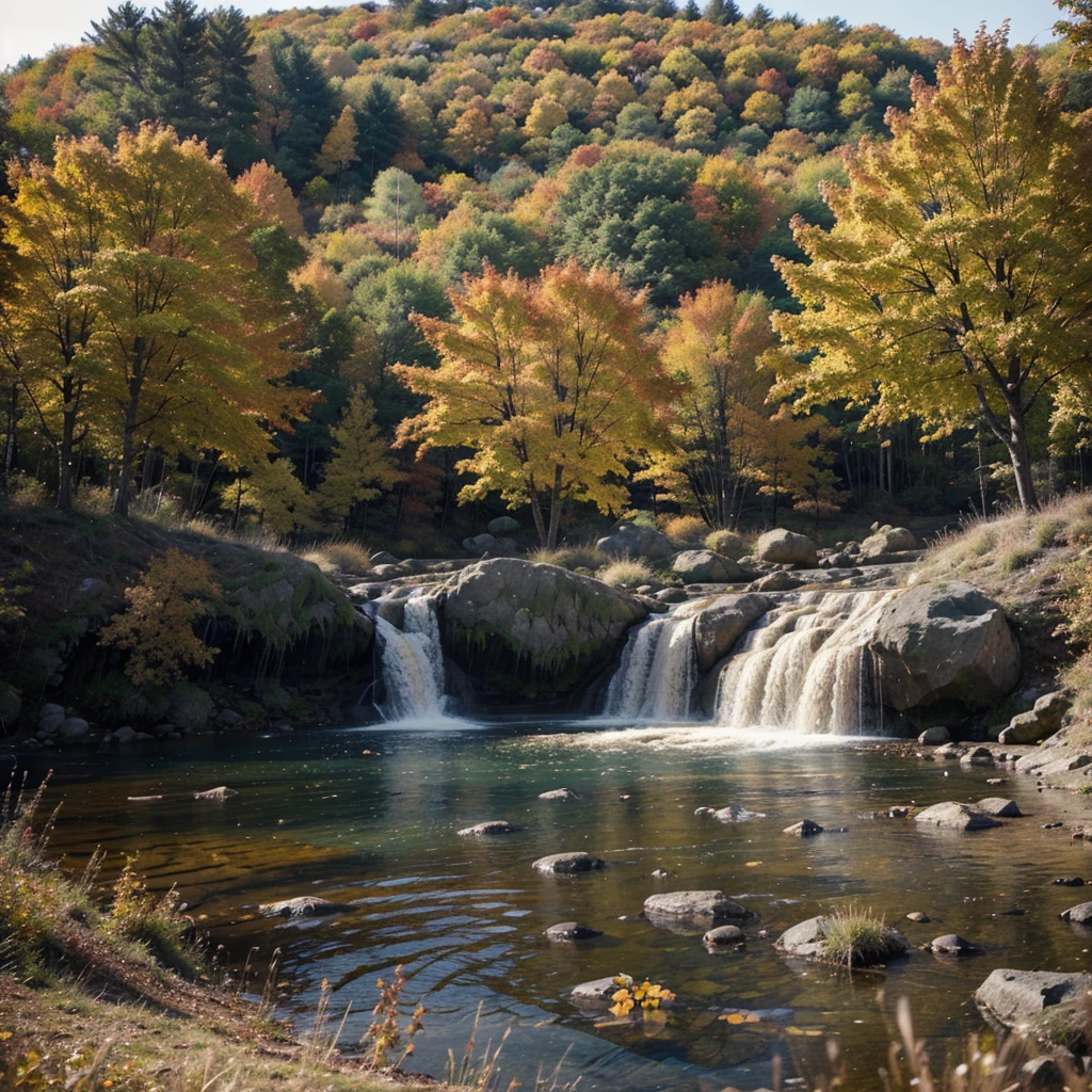 creates a very natural autumn landscape