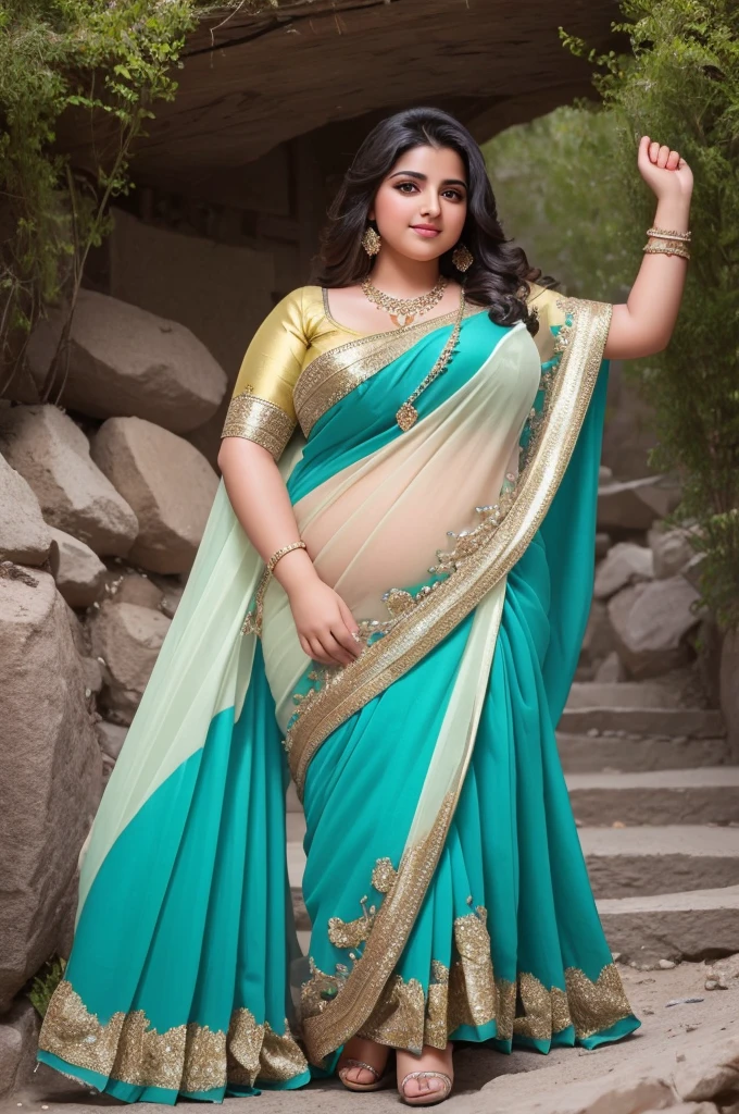 1 Heavenly beautiful and goddess beauty cute and sweet looking face Arabian woman in Matterhorn mountain, Heavenly beautiful Overweight, Heavenly beautiful Extremely fat, Heavenly beautiful and attractive Chubby figure , Heavenly beautiful looking and eye catching luxury style tight fitting elegant saree, reaching out, Heavenly beautiful Arabian woman, 16k, High resolution, masterpiece, highest quality, fine skin, Realistic Photograph