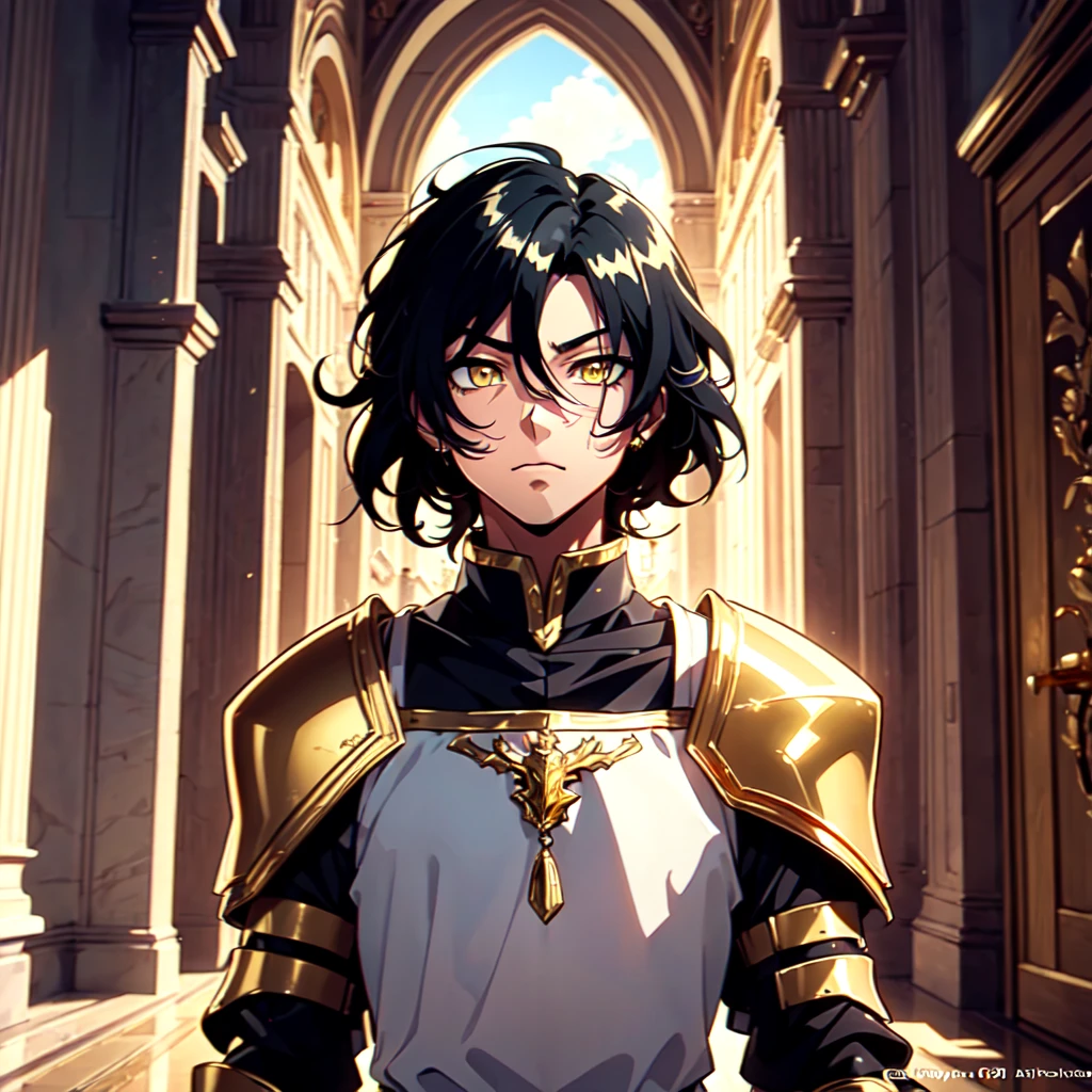 128K Ultra High Definition,
128K Ultra High Quality,
128K Ultra High Resolution,
Best Definition,
Best Quality,
Best Resolution,
Perfectly Detailed,
Perfectly Designed,
Extremely Detailed,
Extremely Designed,
Hyper Detailed,
Hyper Definition,
Hyper Quality,
Hyper Resolution,
Masterpiece,
(((Anime))),
Body Shot,
(((Boy))),
Handsome,
Muscular Body,
(((Black Mid Hair))),
(((Yellow Eyes))),
(((Gold Warlord Armor))),
(((Inside Of Medieval Royal Palace Background Scenery))),