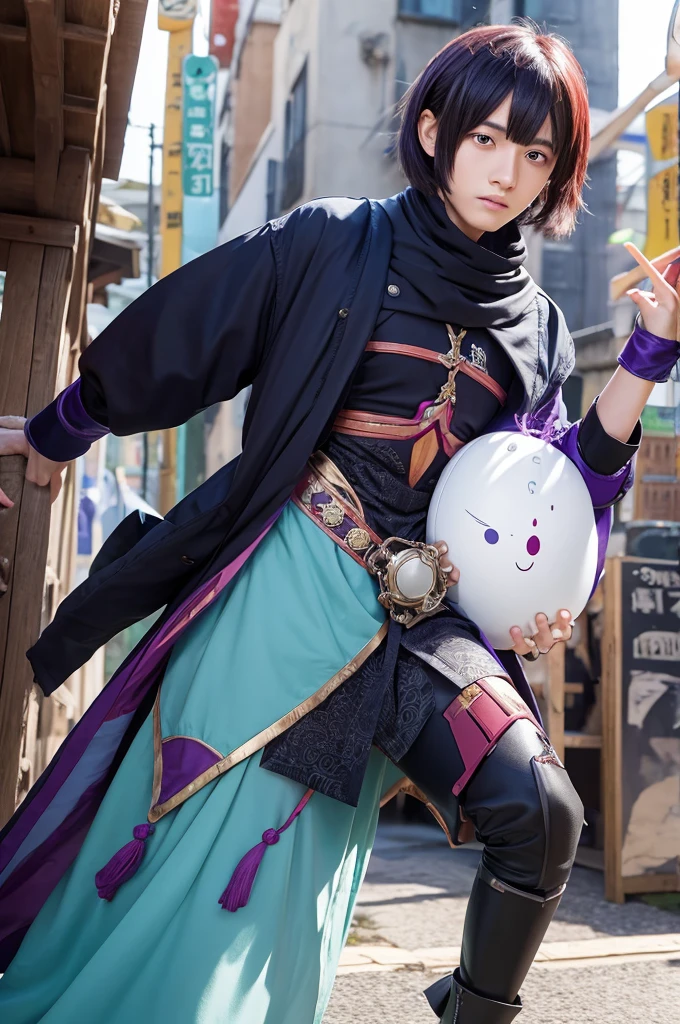 A character called Wanderer from the game Genshin Impact