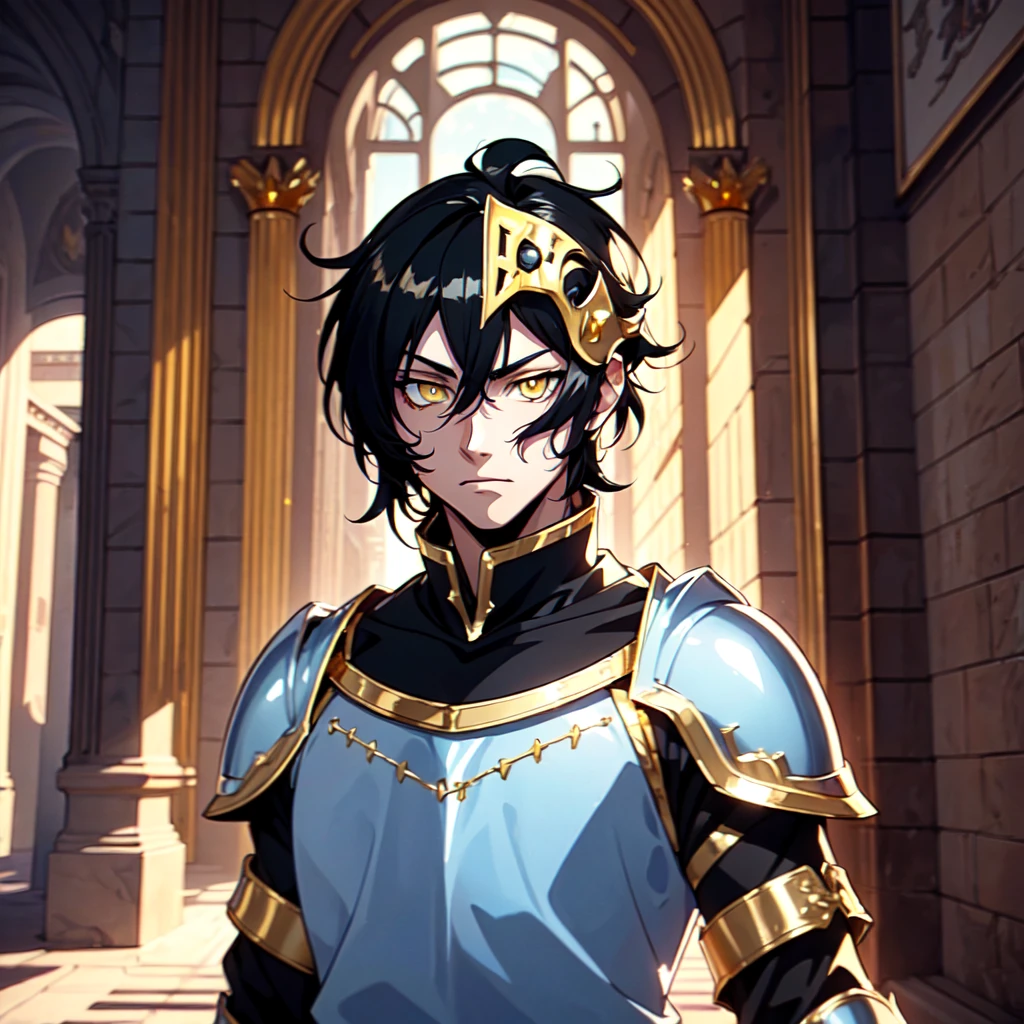 128K Ultra High Definition,
128K Ultra High Quality,
128K Ultra High Resolution,
Best Definition,
Best Quality,
Best Resolution,
Perfectly Detailed,
Perfectly Designed,
Extremely Detailed,
Extremely Designed,
Hyper Detailed,
Hyper Definition,
Hyper Quality,
Hyper Resolution,
Masterpiece,
(((Anime))),
Body Shot,
(((Boy))),
Handsome,
Muscular Body,
(((Black Mid Hair))),
(((Yellow Eyes))),
(((Gold Warlord Armor))),
(((Inside Of Medieval Royal Palace Background Scenery))),