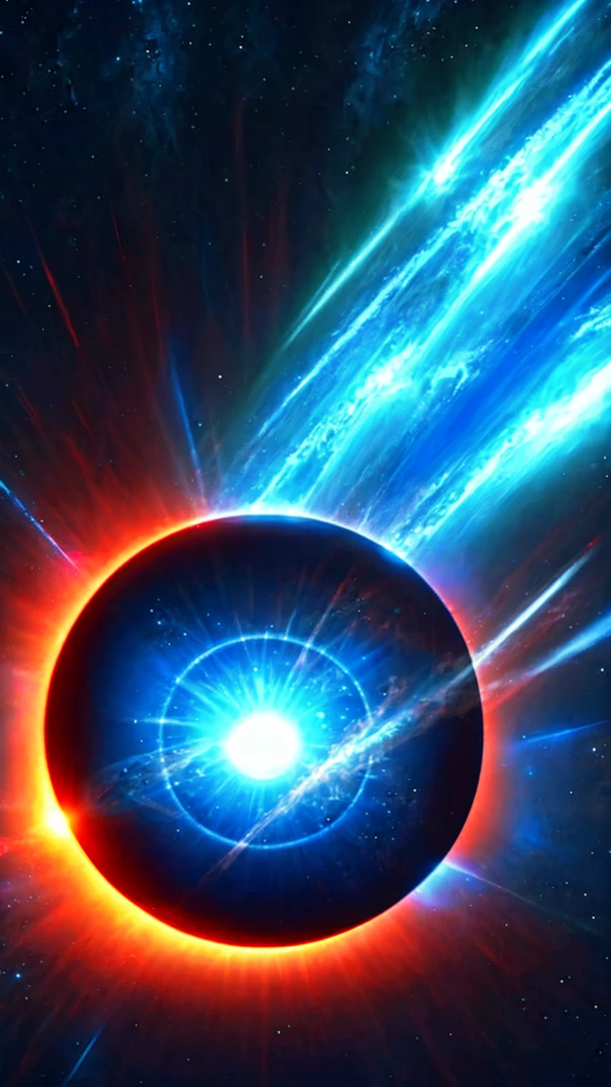 It is enveloped in a spherical blue light.、Blue Light Strike Freedom、