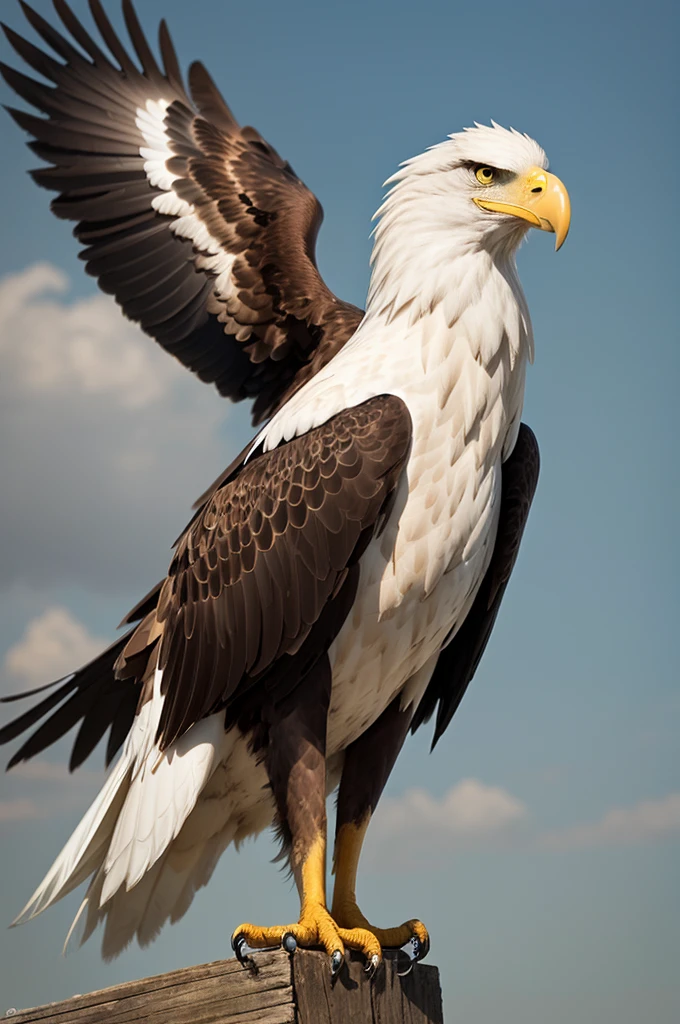If the eagle were human