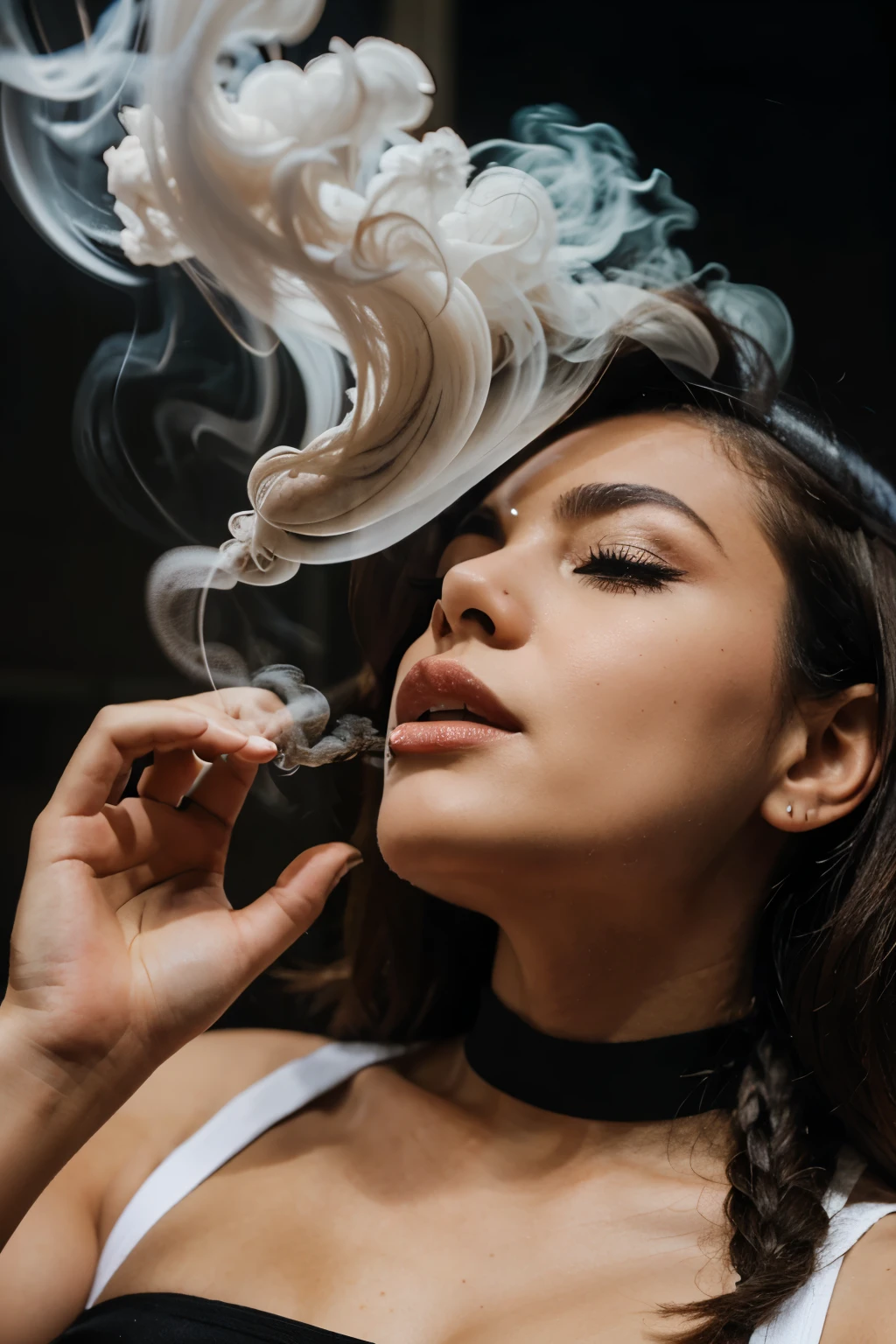 thick smoke