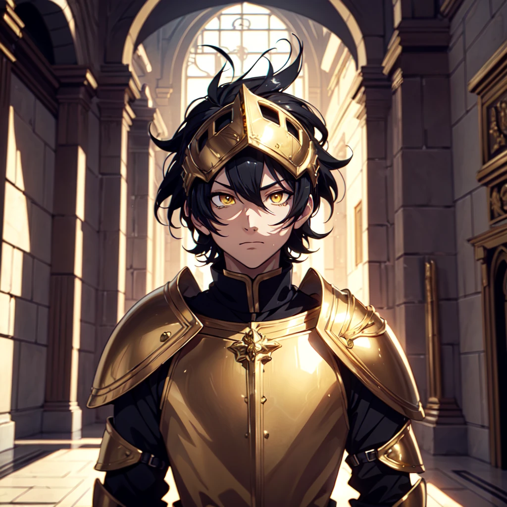 128K Ultra High Definition,
128K Ultra High Quality,
128K Ultra High Resolution,
Best Definition,
Best Quality,
Best Resolution,
Perfectly Detailed,
Perfectly Designed,
Extremely Detailed,
Extremely Designed,
Hyper Detailed,
Hyper Definition,
Hyper Quality,
Hyper Resolution,
Masterpiece,
(((Anime))),
Body Shot,
(((Boy))),
Handsome,
Muscular Body,
(((Black Mid Hair))),
(((Yellow Eyes))),
(((Gold Warlord Armor))),
(((Inside Of Medieval Royal Palace Background Scenery))),
