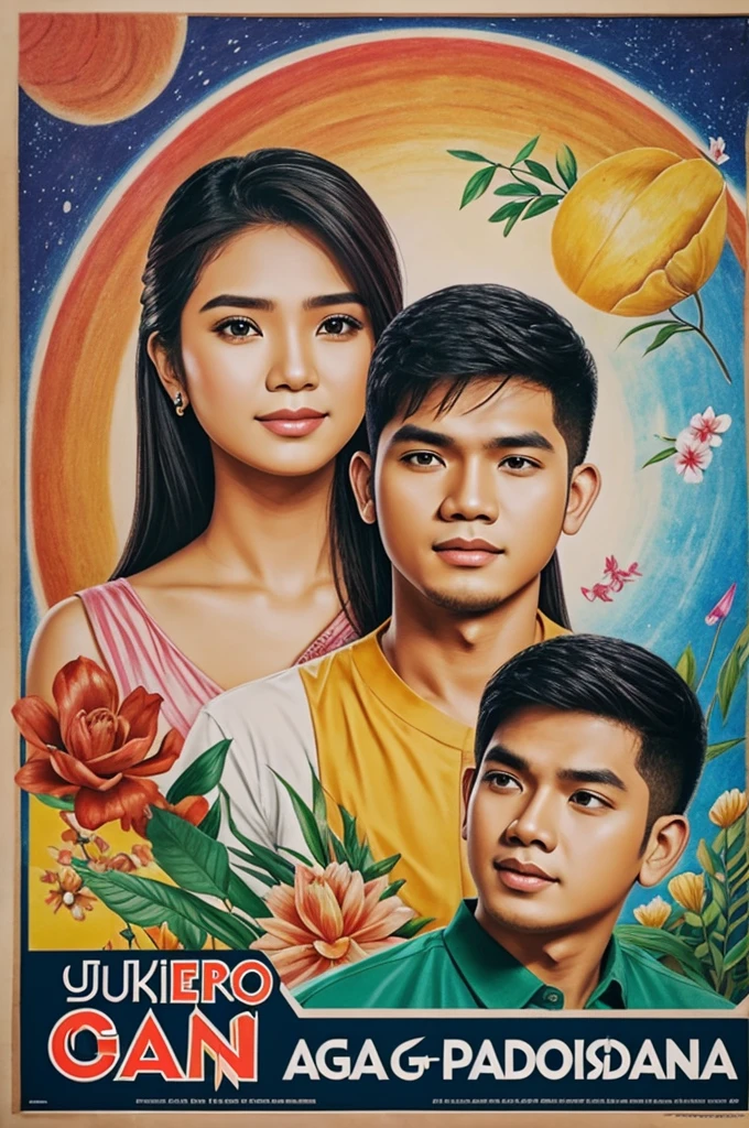 pag-ibig at pagkakasundo: pag-unlad na hatid niya sa nayon poster drawing 