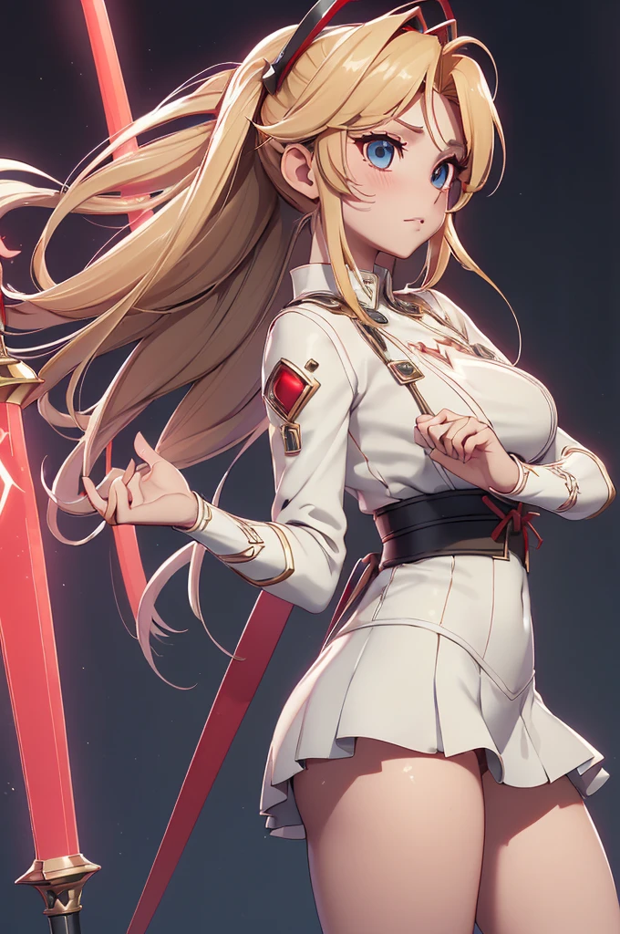 winry rockbell, (winry rockbell),((winry rockbell)), only, ray tracing, 3D style, 3dmm, ((oses per photo)), ((oses phi cada foto)), fully body,(from front view),(Costas Issue), (Emist on the left), show flat belly, (((oses per photo))),(very big breasts perfect ass, Perfect and symmetrical eyes, (perfect handuturistic sword in hand)), ((shorth hair)),white clothes with textured edges, Fair Skin, luphias detalhadas, White thigh-high tights with trim, phiestido aberto phi "phi", Waist slender, large legs, low water, Show legs to the top of the waist, ,((top with tear in the middle)),ultra realistic skin, Realistic human eyes,ultra realistic skin,super sexy suit,(faixas phi torno dos seios), fullcolor,top with ruffles,(pubes with a lot of volume),(extraordinarily sensual),(very sensual),(red and black thphie),I love the league,(meia calca de renda phi um dos lados),(meia calca de renda phi um dos lados),((red decorations with LEDs))),((red lines adorning the curves of the body)),(((woman show))),((Star Blade)),((winry rockbell))