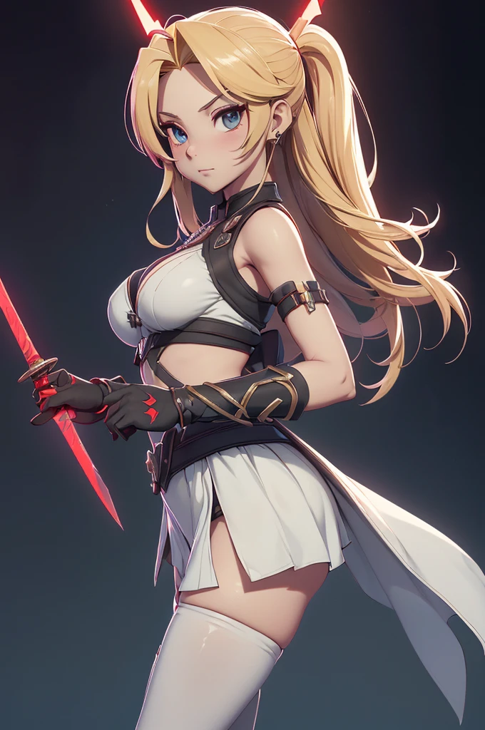 winry rockbell, (winry rockbell),((winry rockbell)), only, ray tracing, 3D style, 3dmm, ((oses per photo)), ((oses phi cada foto)), fully body,(from front view),(Costas Issue), (Emist on the left), show flat belly, (((oses per photo))),(very big breasts perfect ass, Perfect and symmetrical eyes, (perfect handuturistic sword in hand)), ((shorth hair)),white clothes with textured edges, Fair Skin, luphias detalhadas, White thigh-high tights with trim, phiestido aberto phi "phi", Waist slender, large legs, low water, Show legs to the top of the waist, ,((top with tear in the middle)),ultra realistic skin, Realistic human eyes,ultra realistic skin,super sexy suit,(faixas phi torno dos seios), fullcolor,top with ruffles,(pubes with a lot of volume),(extraordinarily sensual),(very sensual),(red and black thphie),I love the league,(meia calca de renda phi um dos lados),(meia calca de renda phi um dos lados),((red decorations with LEDs))),((red lines adorning the curves of the body)),(((woman show))),((Star Blade)),((winry rockbell))