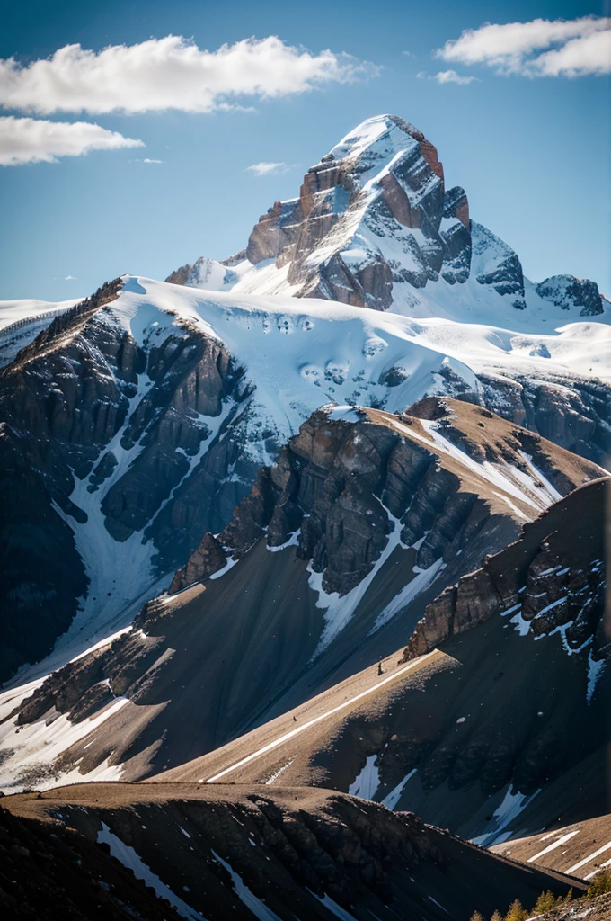 Logo of mountain, hike, modern, colorful, LogoRedAF,