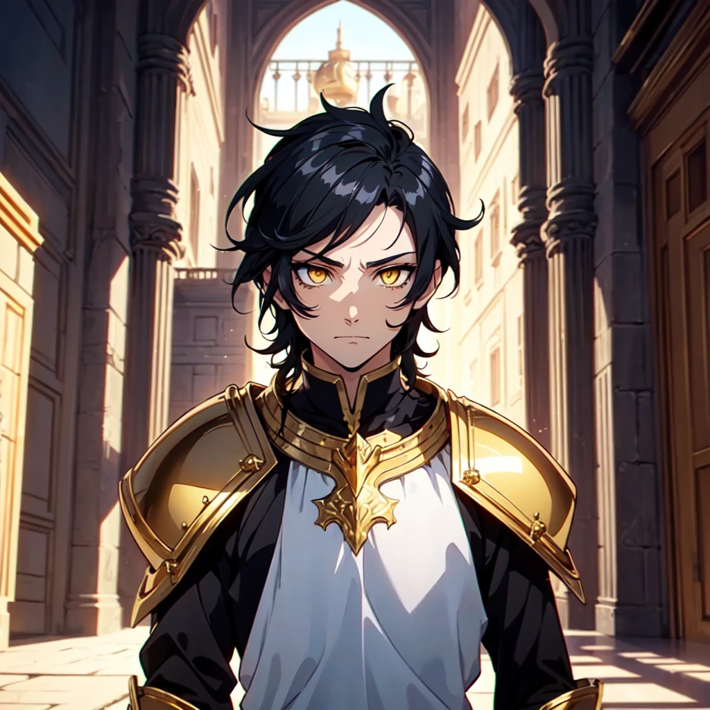 128K Ultra High Definition,
128K Ultra High Quality,
128K Ultra High Resolution,
Best Definition,
Best Quality,
Best Resolution,
Perfectly Detailed,
Perfectly Designed,
Extremely Detailed,
Extremely Designed,
Hyper Detailed,
Hyper Definition,
Hyper Quality,
Hyper Resolution,
Masterpiece,
(((Anime))),
Body Shot,
(((Boy))),
Handsome,
Muscular Body,
(((Black Mid Hair))),
(((Yellow Eyes))),
(((Gold Warlord Armor))),
(((Inside Of Medieval Royal Palace Background Scenery))),