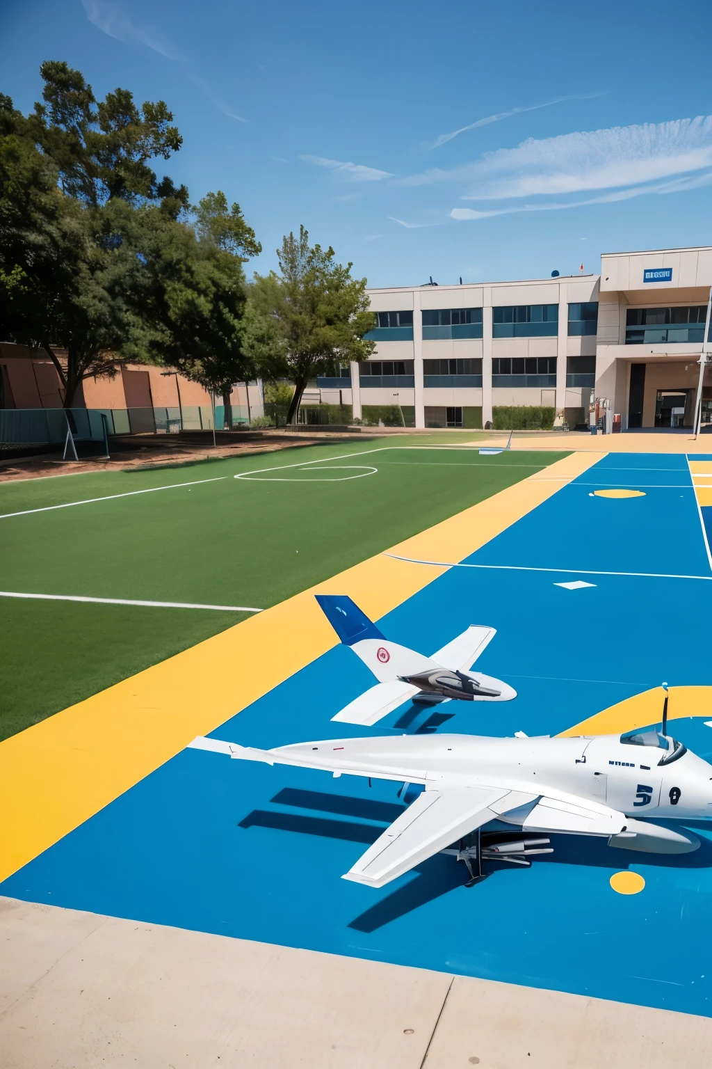 School playgrounds of the future have smart aircraft technology for students
