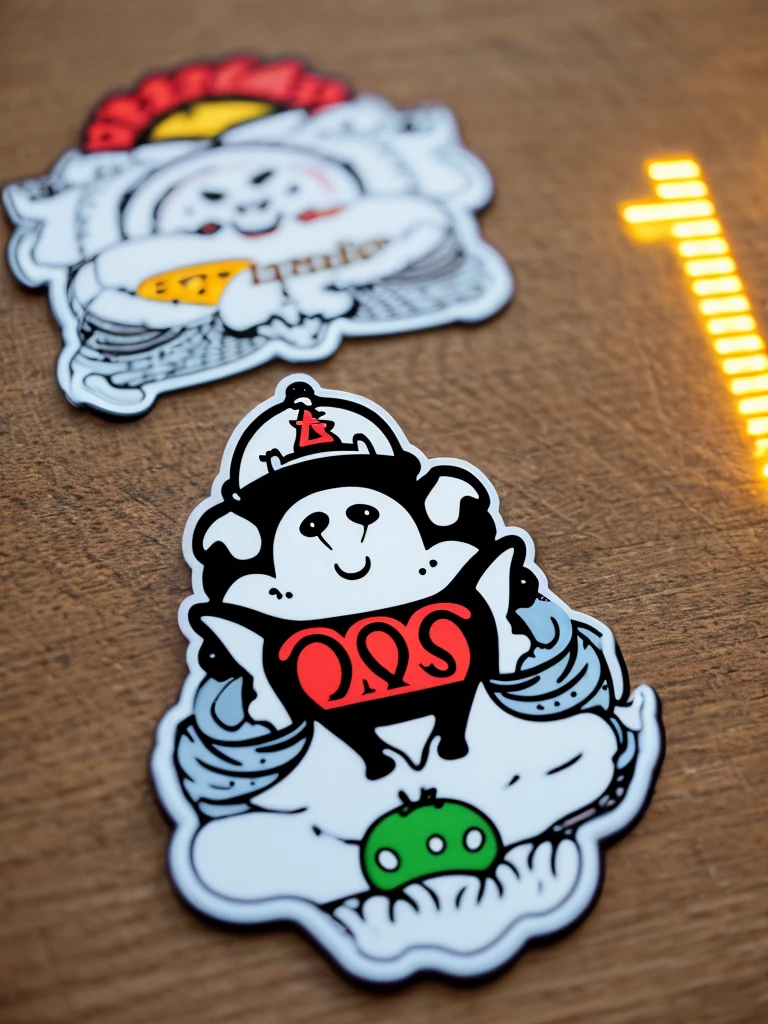 Erotic logo sticker