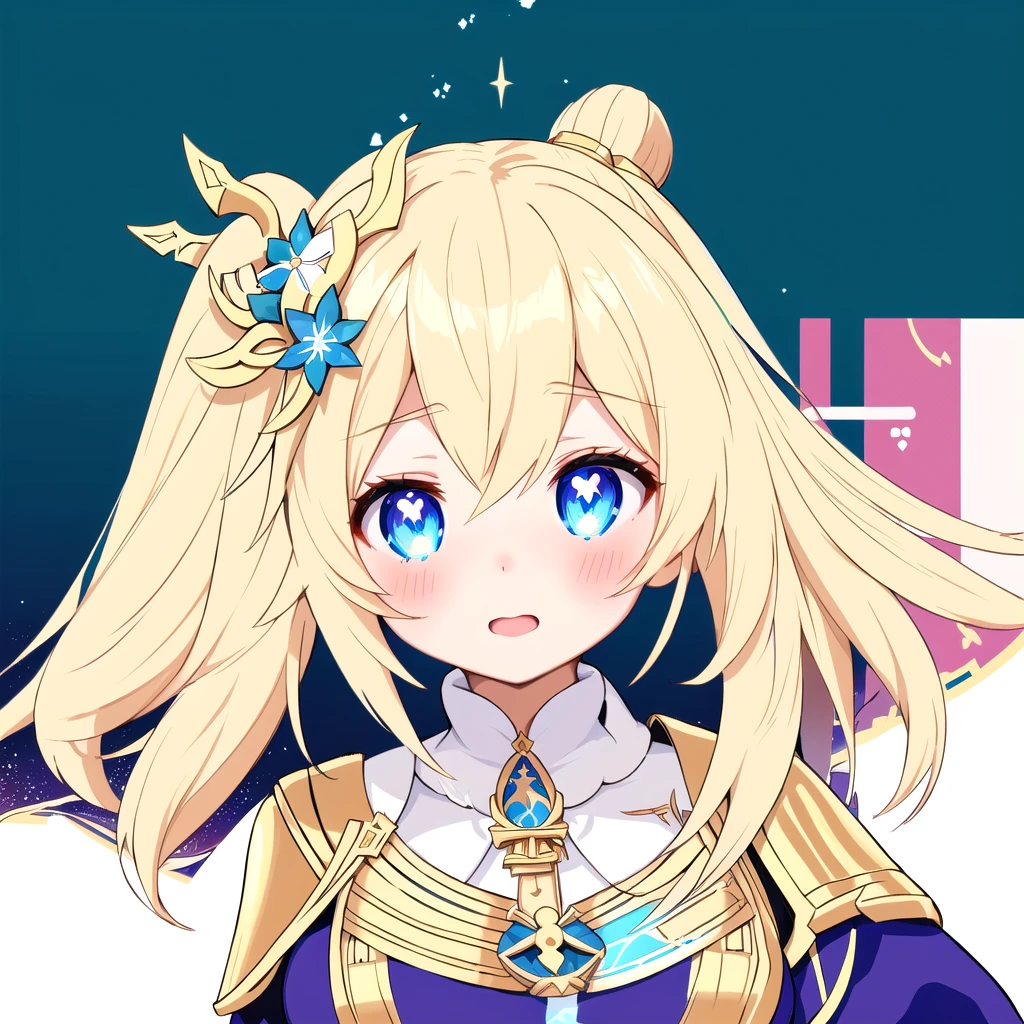 Blonde blue-eyed Egyptian anime girl in a dress, anime Waifu, From the Azur Lane video game, Waifu, Shadowverse Style,  Anime Goddess, Ayaka Game Genshin Impact, Ahegaio, Holographic Live Broadcast, Genshin Impact Characters, Portrait of the Knights of the Zodiac, Ahegaio face, Keqing from genshin impact