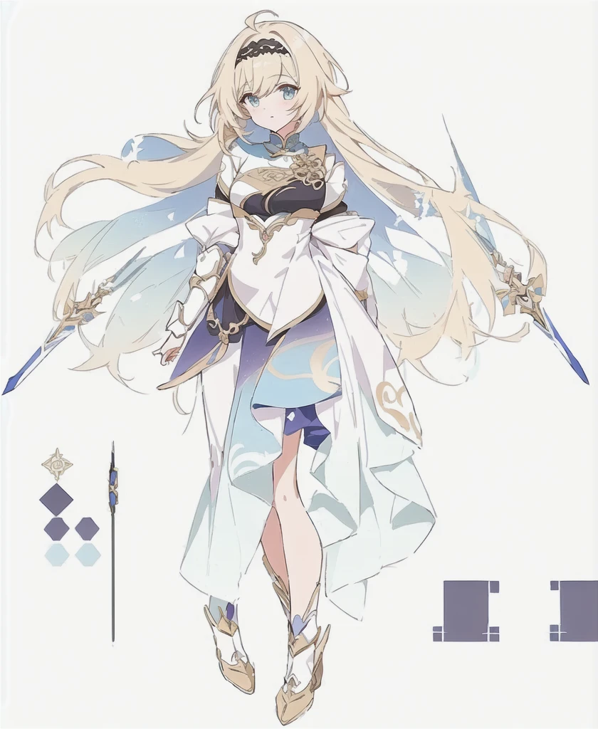 Anime character design of a woman with a sword and armor, Genshin Impact impact character, Anime Goddess, Star witch clothes, Suitable for whole body, Clear clothing design, Zodiac Knight Girl, keqing from Genshin Impact impact, Genshin Impact, Adaptable personality, Anime character design, Genshin Impact impact style, Clear Eyes concept art, Beautiful full body concept art