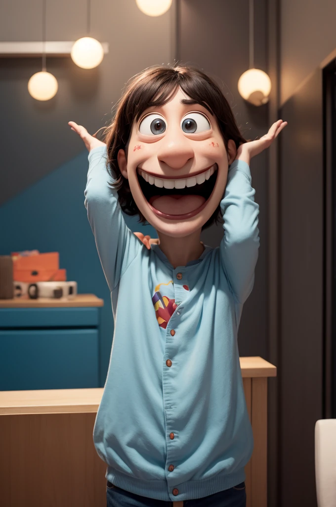 Create a character for the fun Pixar film , a new emotion called madness
