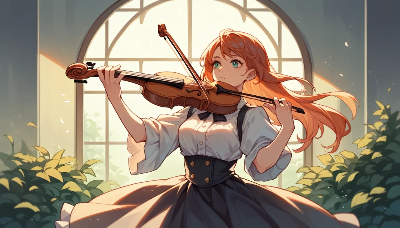 Girl Playing the Violin