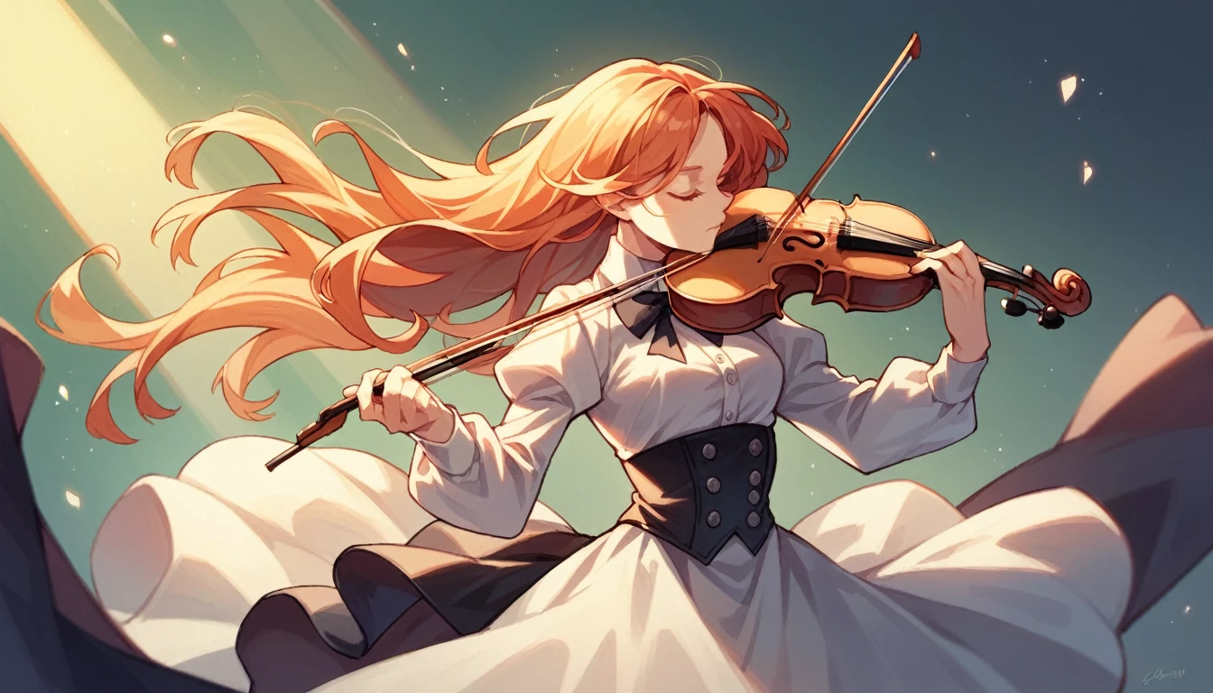 Girl Playing the Violin