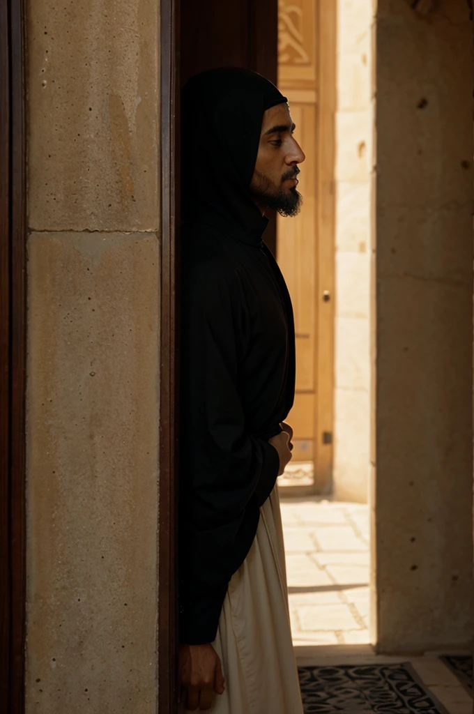 The Prophet Muhammad, may God bless him and grant him peace, without showing his face