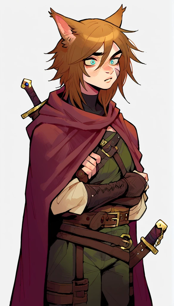 score_9, score_8_up, score_7_up, (sticker, thick lines:1.25), (clear simple background, white background, papyrus background),
((tabaxi), anthro, solo, female, (closeup portrait, focus on face), (holding dagger, assassin, rogue), ((wearing dark robe, cape)), (cat fur)), beautiful