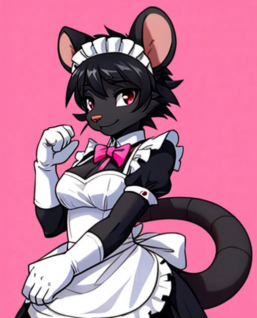 Anthro, Female, (half-closed eyes), (yellow eyes), (medium breasts, hips), (torn maid dress, torn Fishnet stockings, maid wristband, spiked collar) yellow eyes yellow eyes Black short hair trendy outfit Black short hair trendy outfitsterpiece), (best quality), (anthro furry:1.3, snout:1.2, anthro:1.3, furry:1.2, solo female:1.2), (extremely detailed:1.3), cat catcroptop, loonashorts, white skin