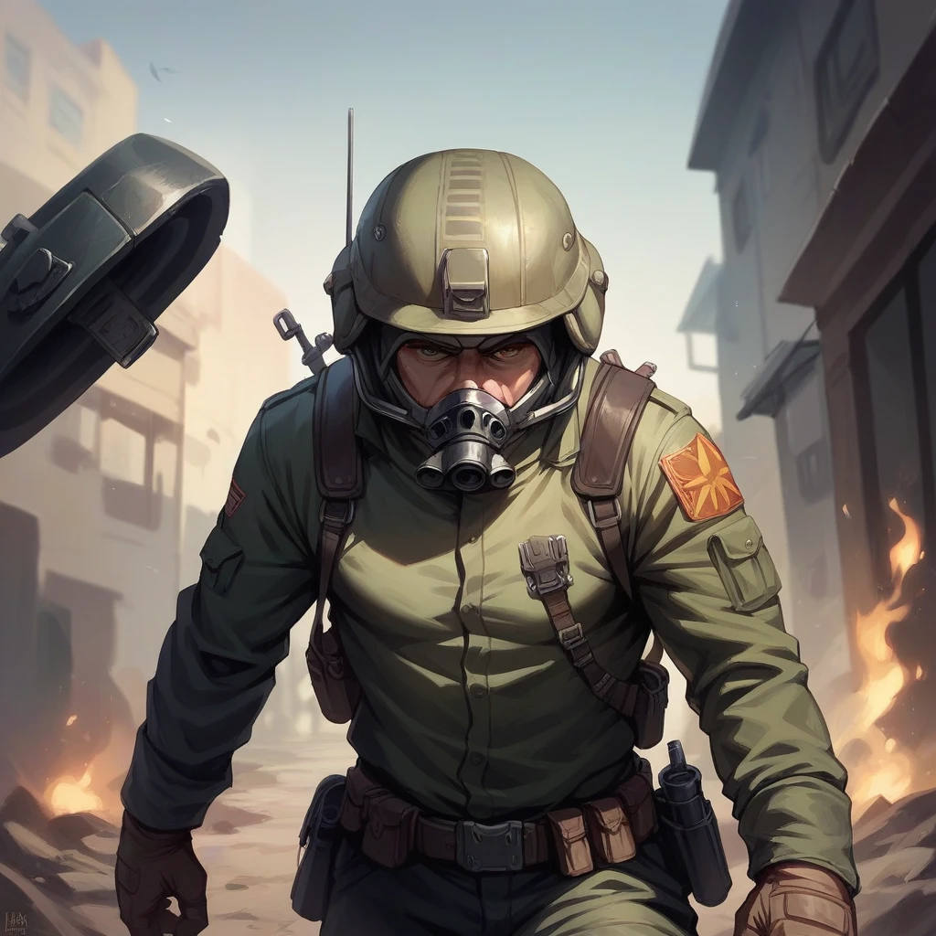 The code name of soldier is "Wildfire"
